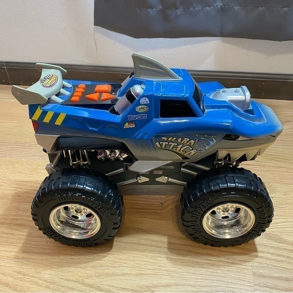 Vintage Road Rippers Monster Shark Attack 2010 Toy State RARE Blue